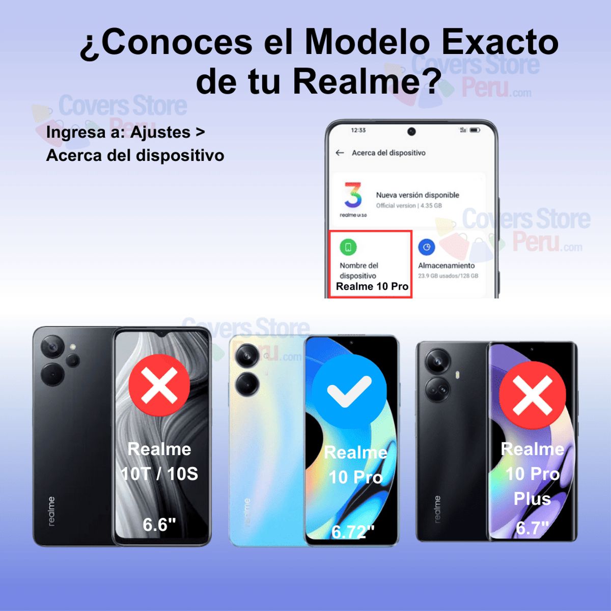 GENERICO - Mica para Realme 10 Pro Film Hydrogel Antishock Transparente