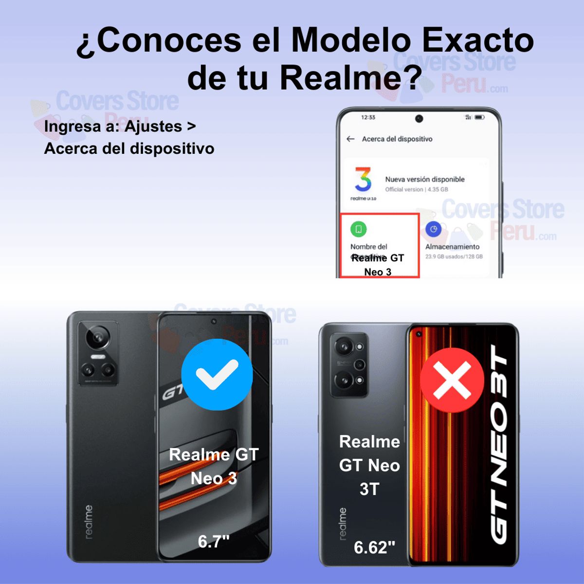 GENERICO - Mica para Realme GT Neo 3 Film Hydrogel Antishock Transparente