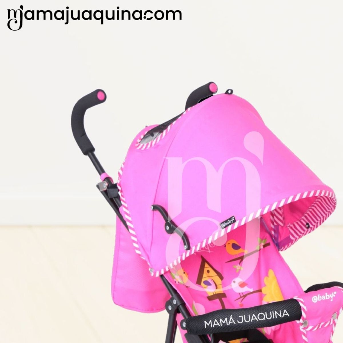 EBABY - Coche Bastón «SWEET VIEW» Edición Limitada Dark Pink