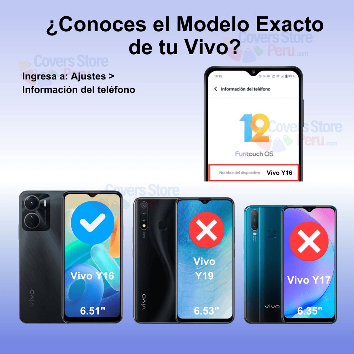 GENERICO - Mica para Vivo Y16 Film Hydrogel Antishock Transparente Resistente