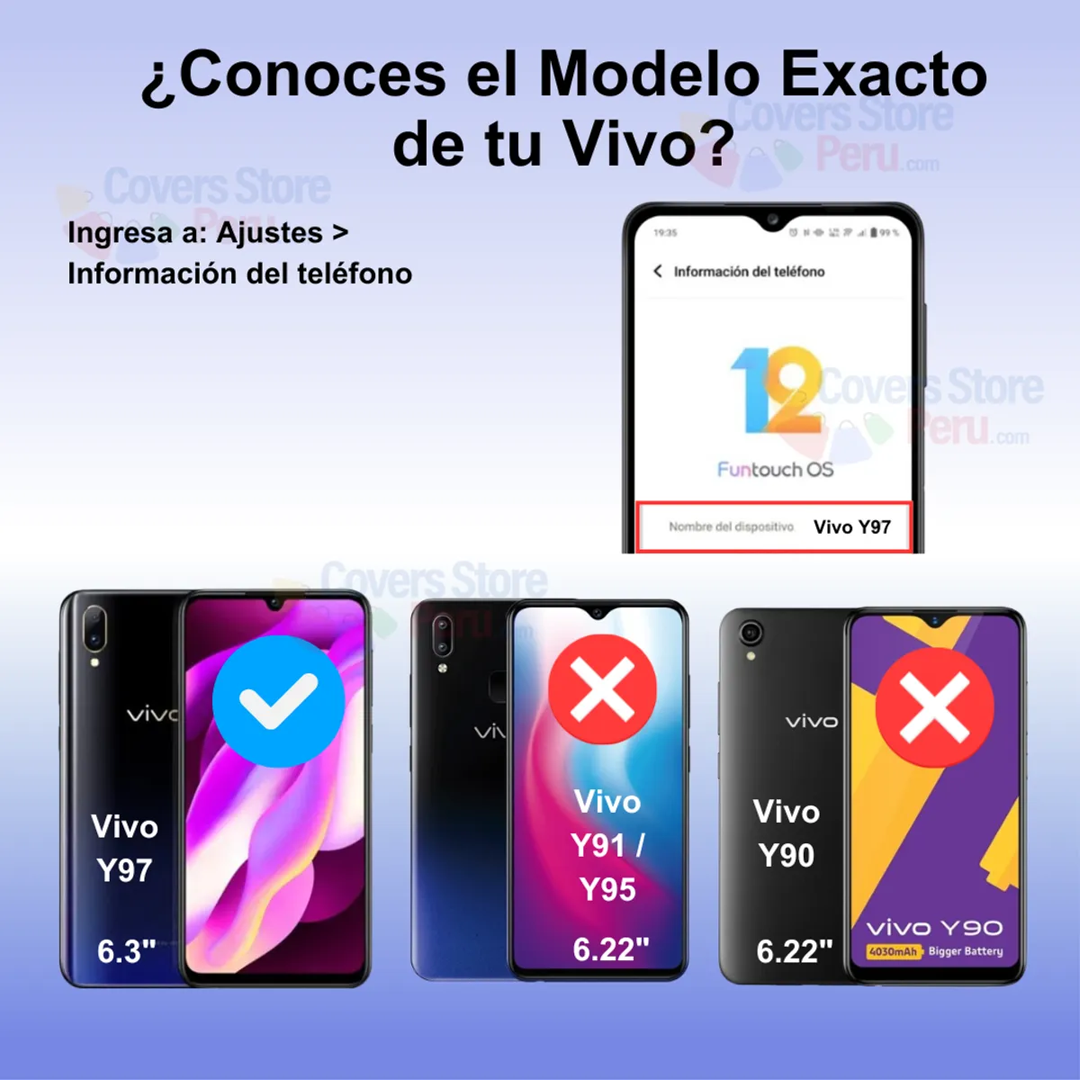 GENERICO - Mica para Vivo Y97 Film Hydrogel Antishock Transparente Resistente