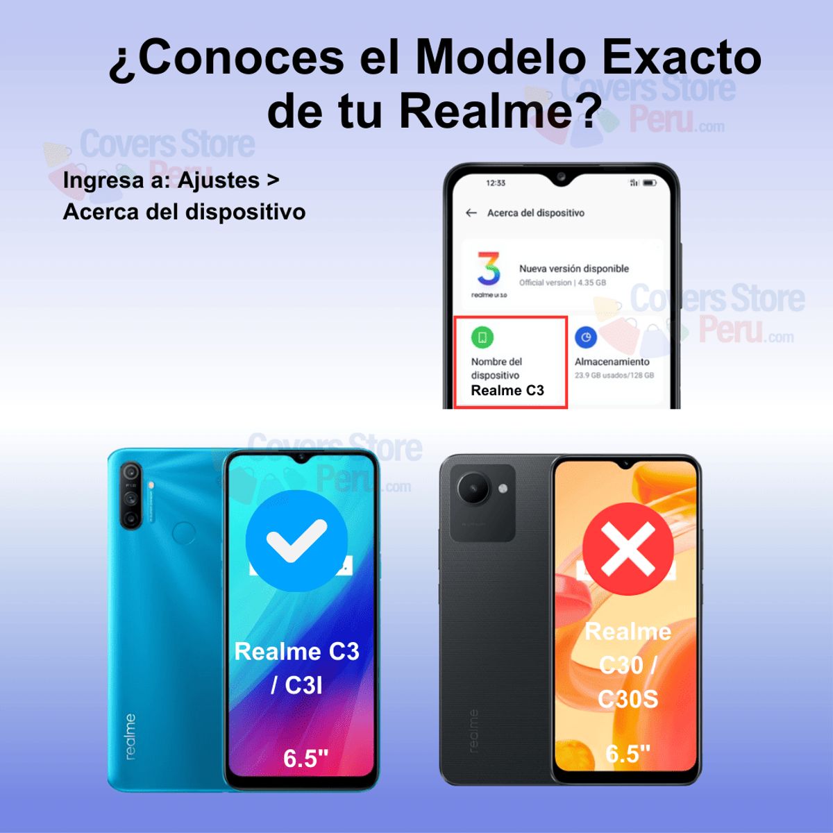 GENERICO - Mica para Realme C3i Film Hydrogel Antishock Transparente Resistente