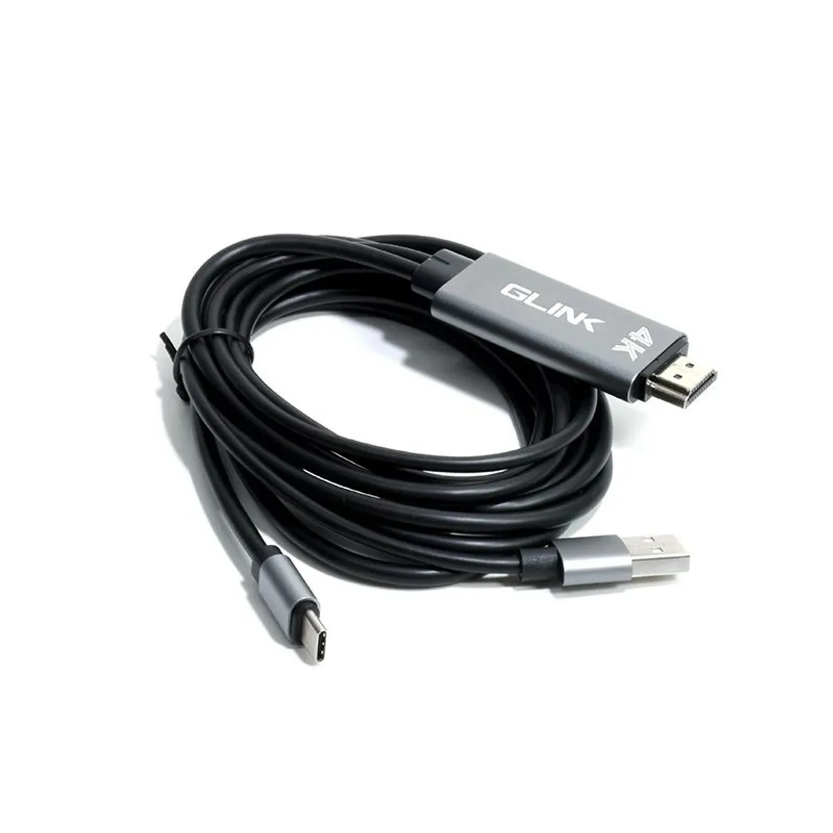 GENIE - Cable tipo C a HDMI 180CM marca Glink 4K
