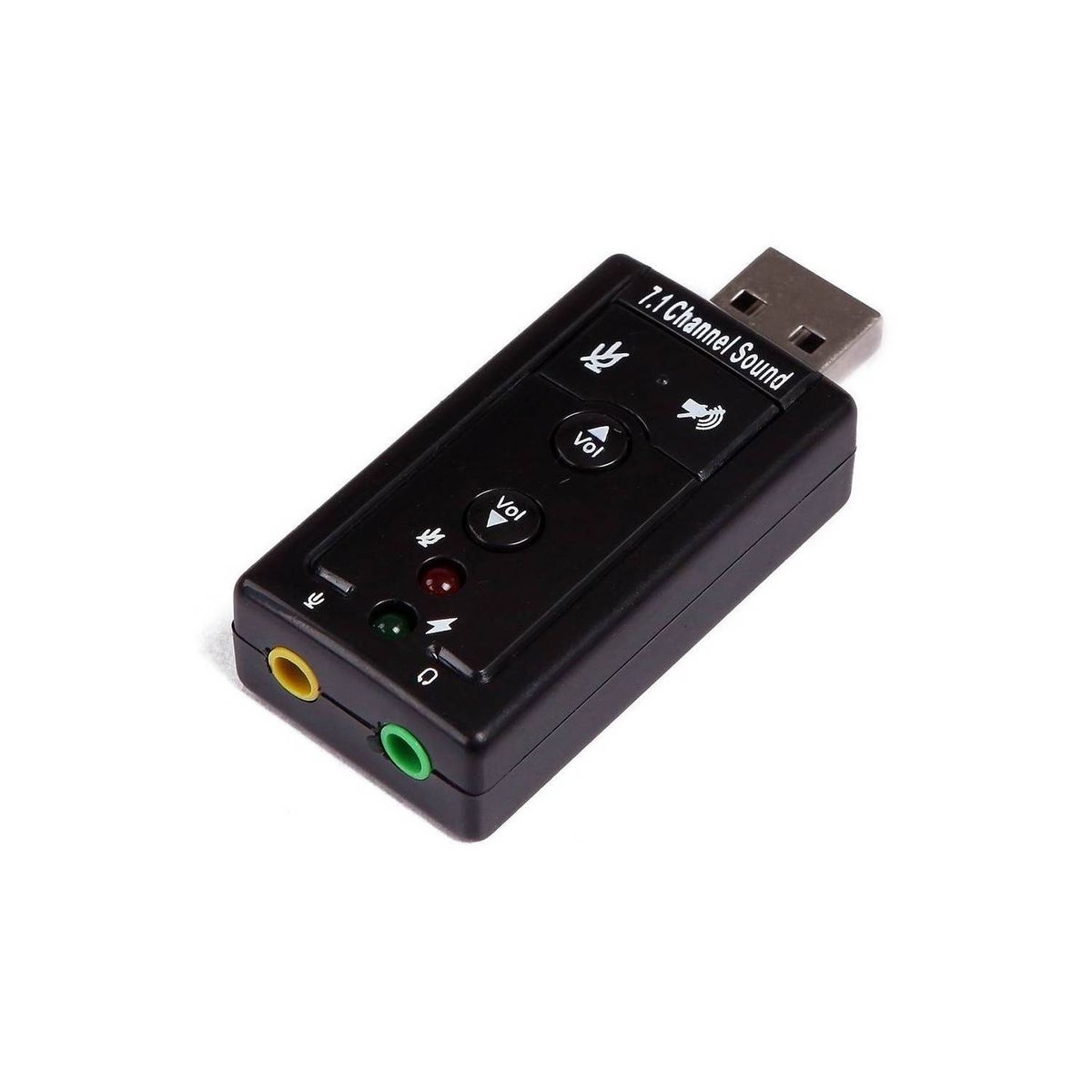 XERACOM - Tarjeta Sonido 7.1 Usb Audio 3d Microfono Externo