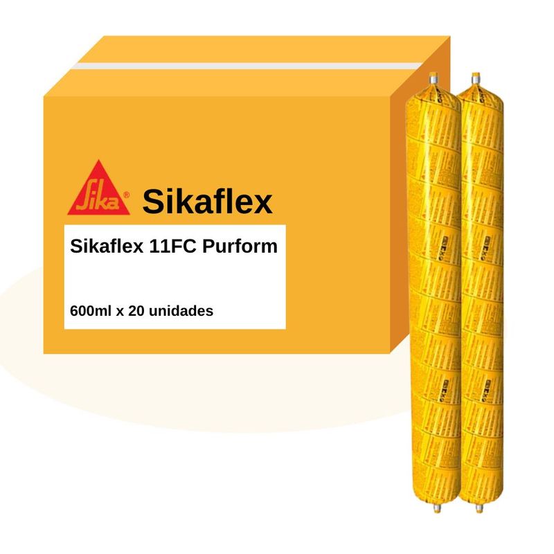 SIKA - Pack 20 sellador para fisuras Sikaflex 11FC Purform gris x 600ml