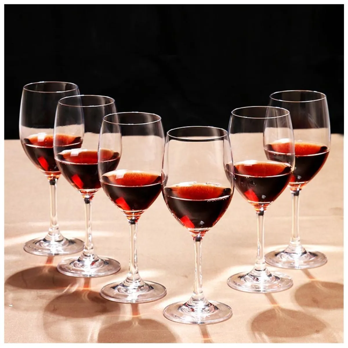 INSPIRA MARKET - Copas de elegante para tomar vino set x6