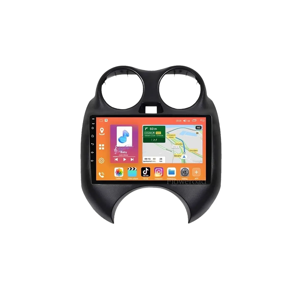 GENERICO - Autoradio Nissan March Micra 2010-2013 +Cámara Full HD