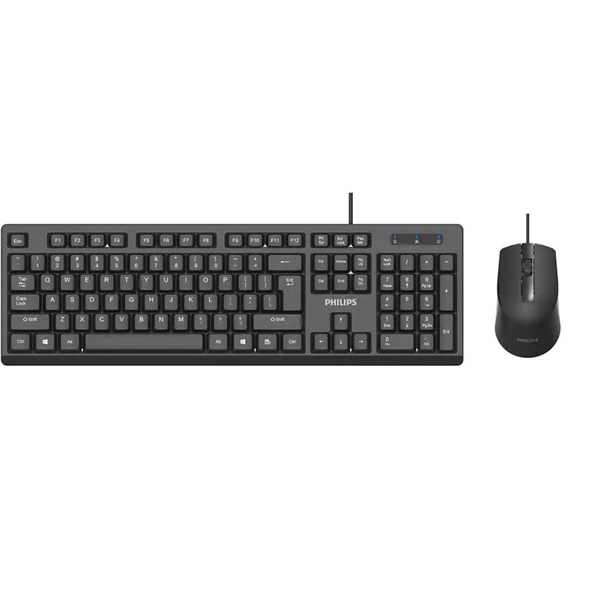 PHILIPS - COMBO TECLADO Y MOUSE SPT6234 NEGRO