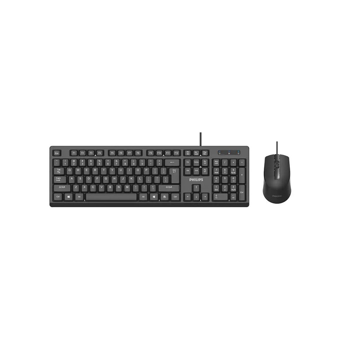 PHILIPS - COMBO TECLADO Y MOUSE SPT6234 NEGRO