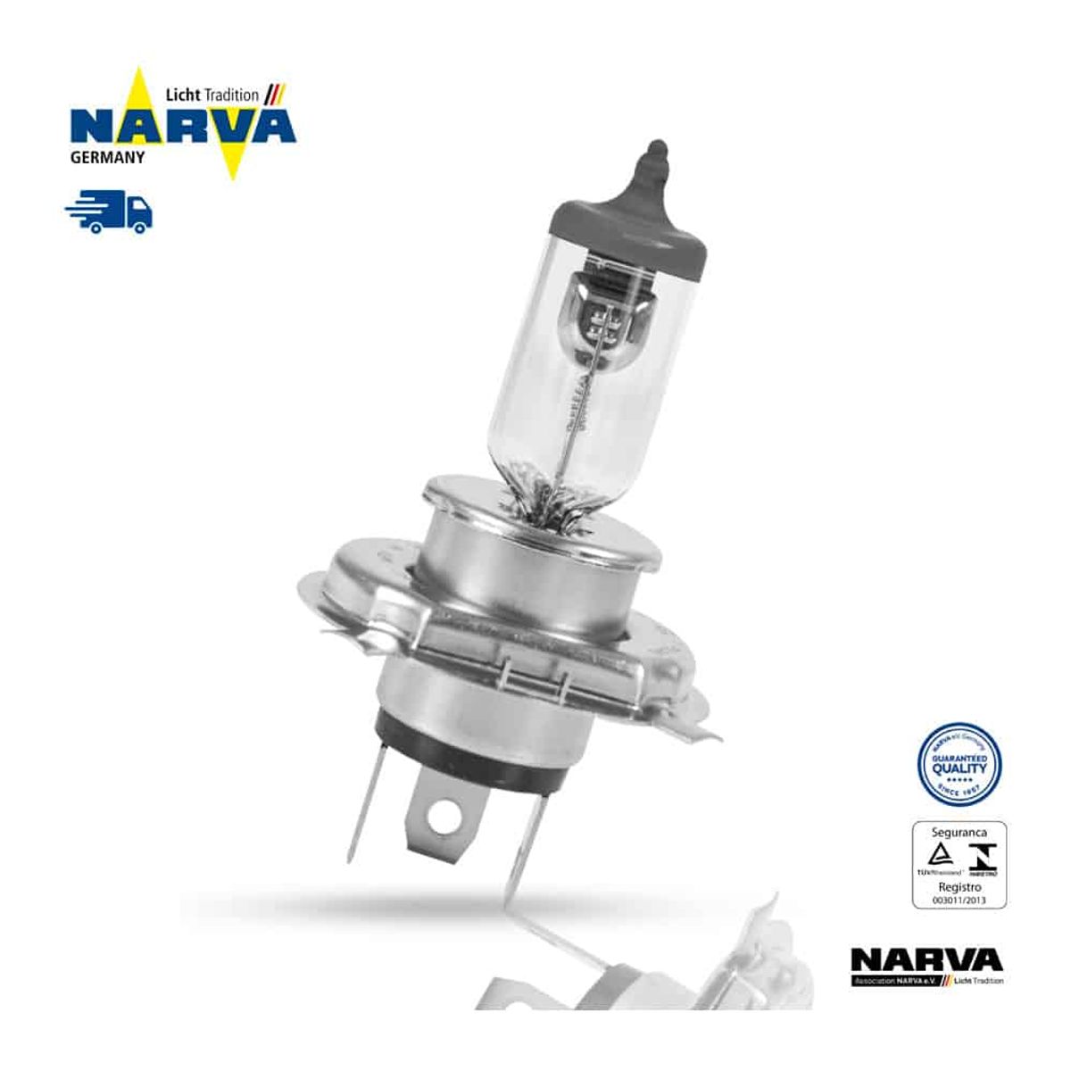 NARVA - Foco Narva H4 24v 100x90W P43T