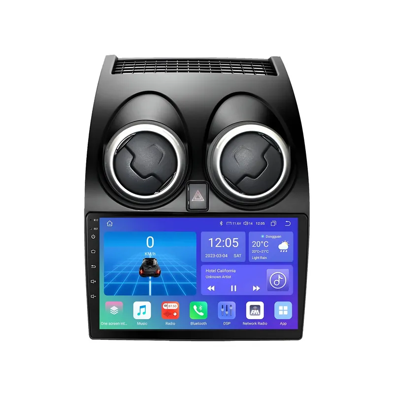 GENERICO - Autoradio Nissan Qashqai 2007-2013 +Cámara Full HD