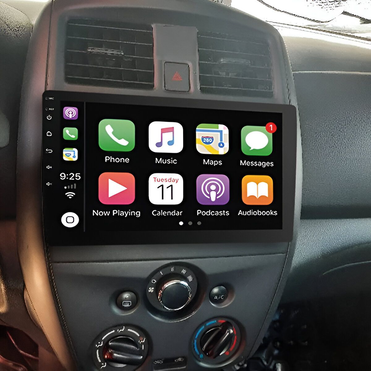 GENERICO - Autoradio nissan versa 2012-2019 +Cámara Full HD