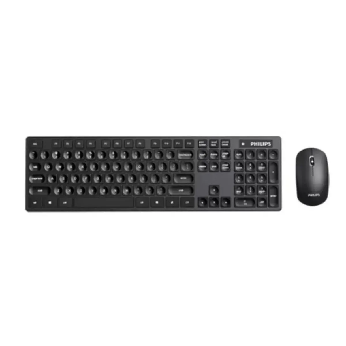 PHILIPS - COMBO TECLADO Y MOUSE INALÁMBRICO PHILIPS SPT6315 NEGRO