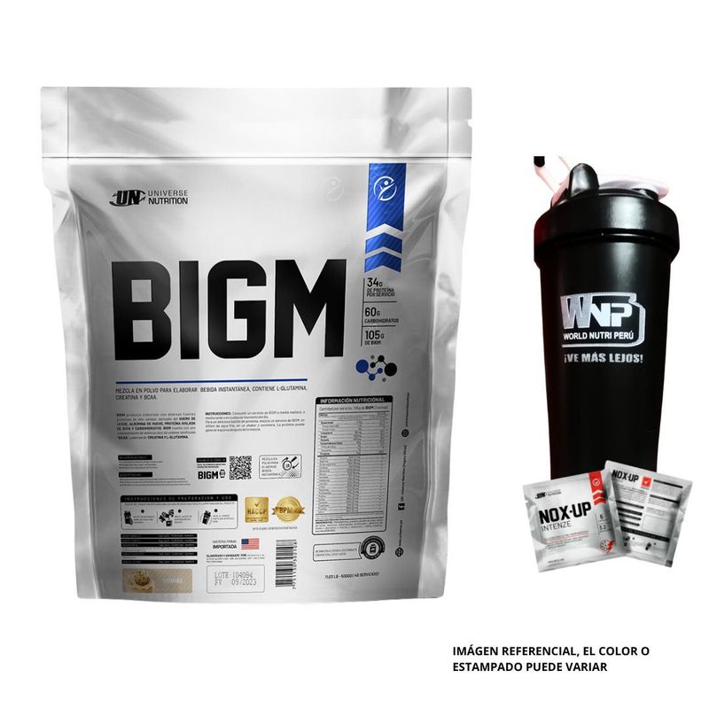 UNIVERSE NUTRITION - BIGM 5KG COOKIES  + SHAKER