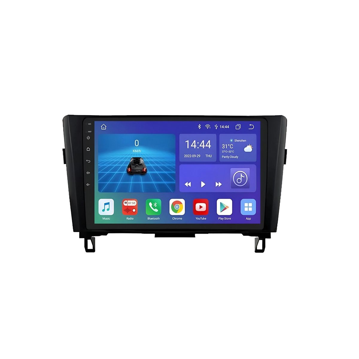 GENERICO - Autoradio Nissan Xtrail Qashqai 2014-2018 +Cámara Full HD