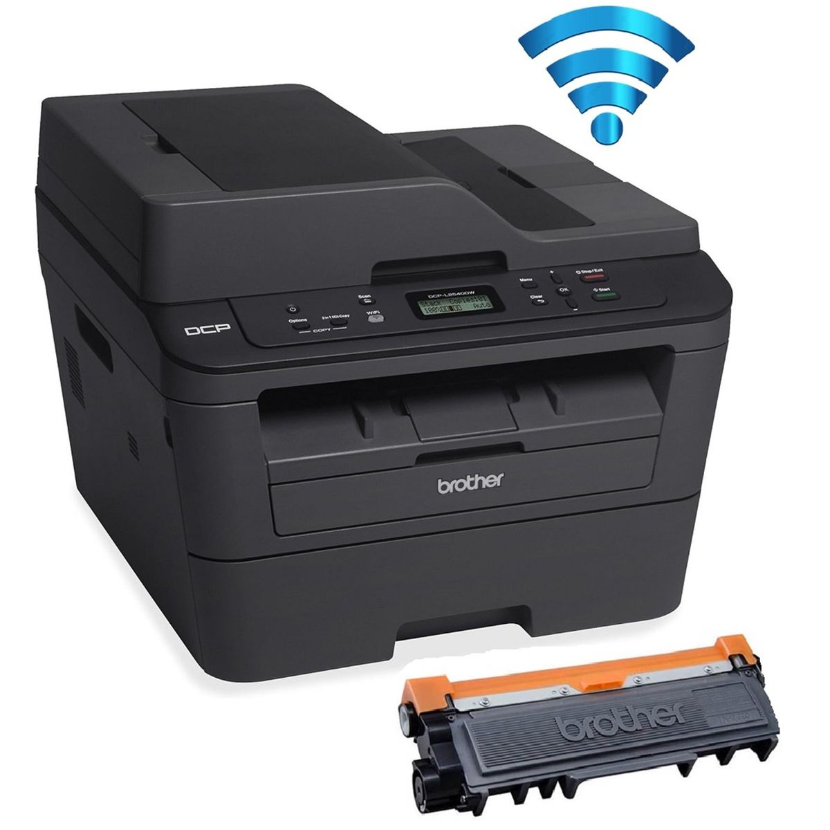BROTHER - Impresora Brother DCP-L2540DW Wifi laser Monocromatica Multifuncional
