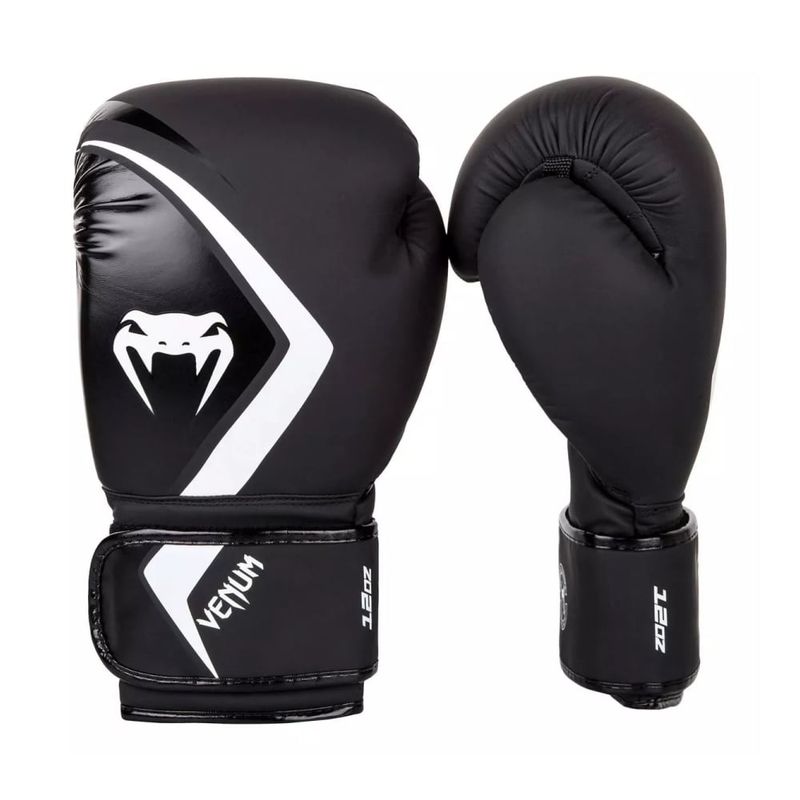 VENUM - Guantes de Boxeo 12oz Venum Contender 2.0 Negro/Blanco