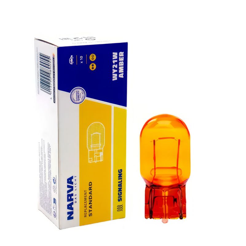 NARVA - Foco Narva 1 Contacto 12v 21w Lagrimón Ámbar Standar