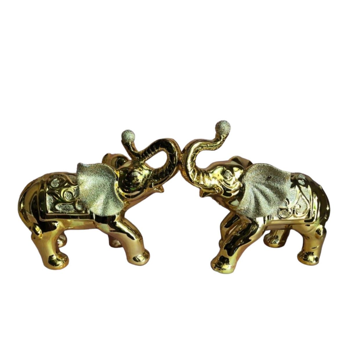 GENERICO - Adornos Elefantes Dorados