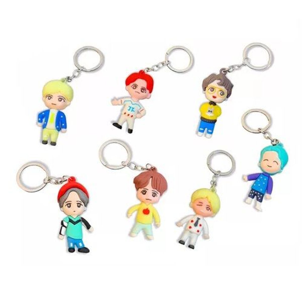 GENERICO - LLAVERO BTS COLECCION 7PZS