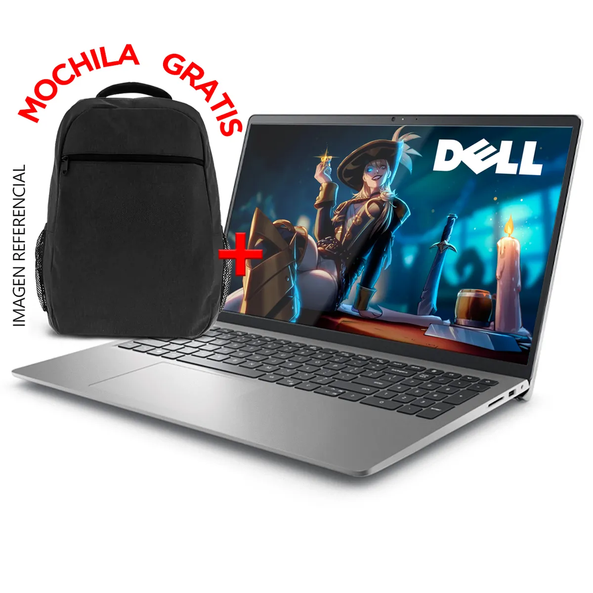 DELL - Laptop Dell Intel Core i7 1255U 32GB 1TB INSPIRON 15 12va Gen 15.6" Full HD IPS + MOCHILA