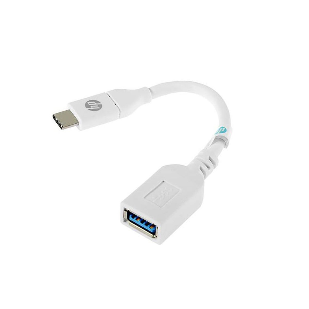 HP - Adaptador HP USB Hembra a USB-C Macho HP011GB - Blanco