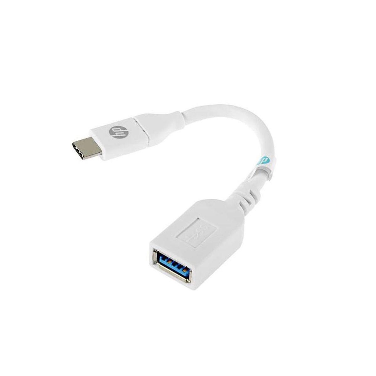 HP - Adaptador HP USB Hembra a USB-C Macho HP011GB - Blanco