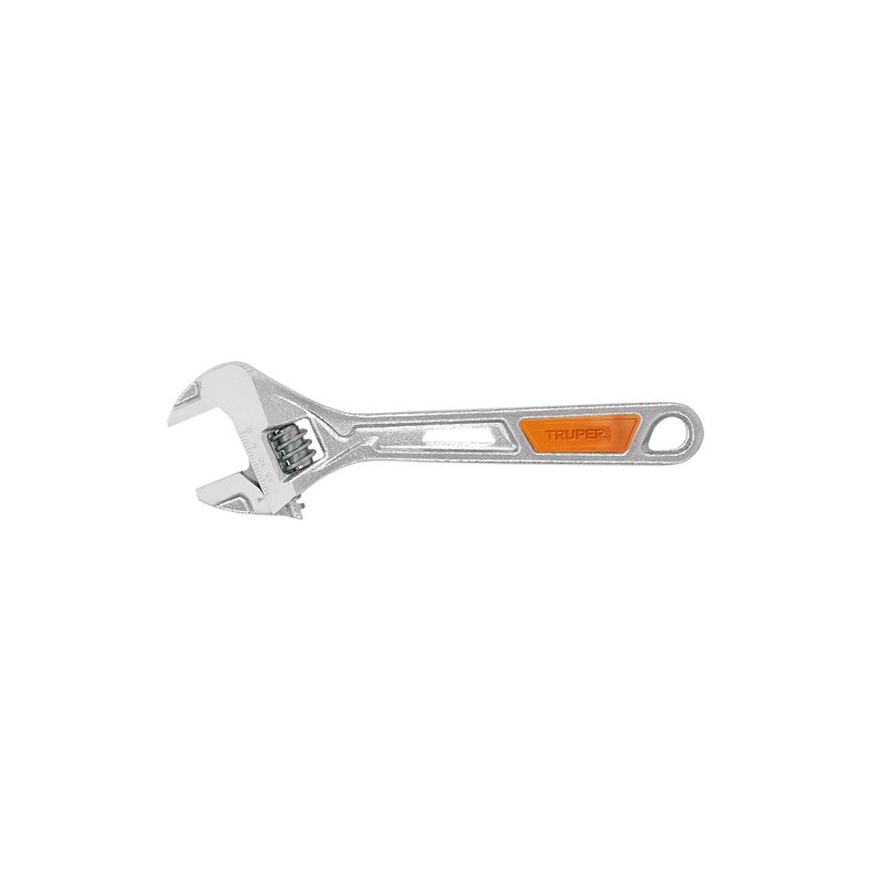TRUPER - Llave francesa ajustable 6 cromada mango de PVC