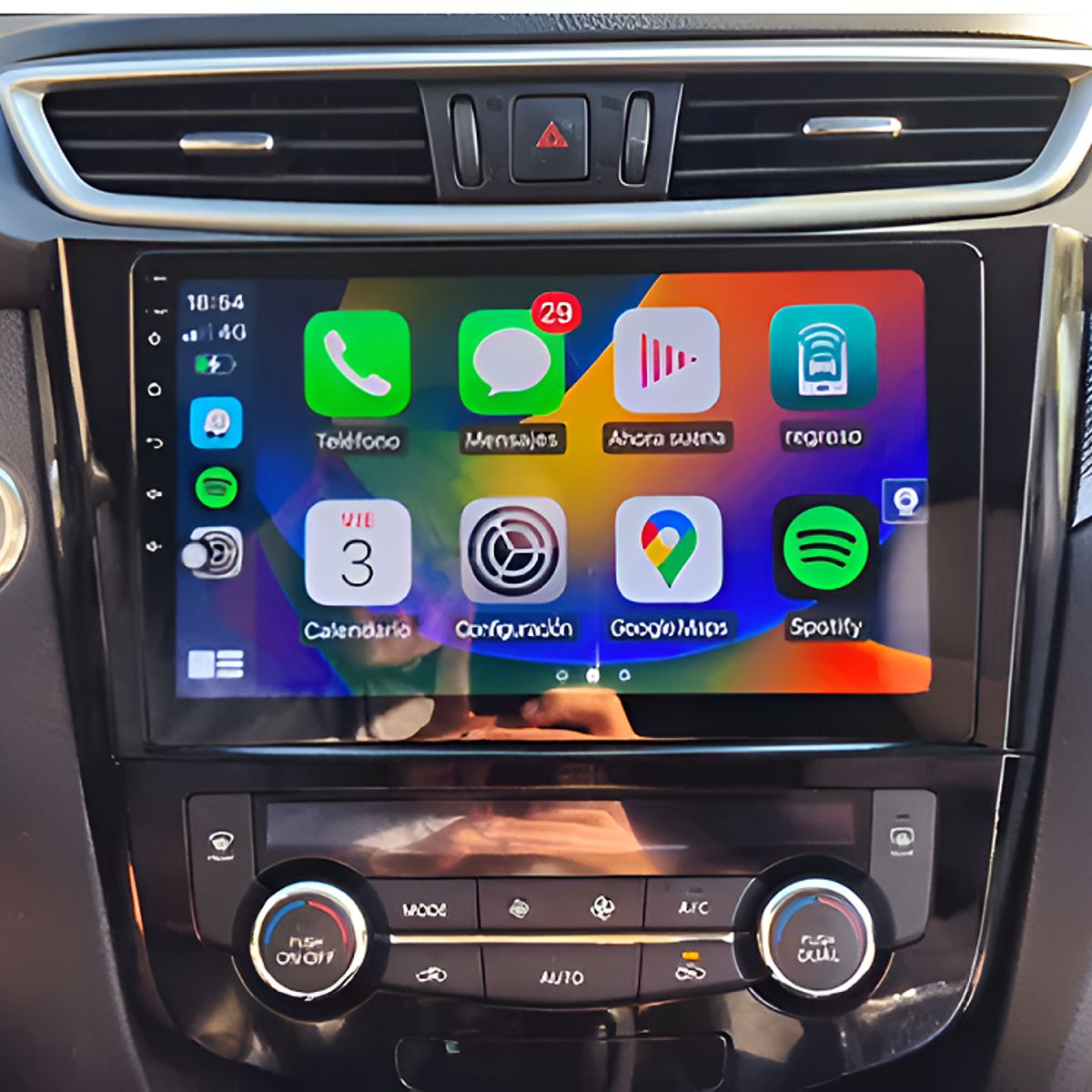 GENERICO - Autoradio Nissan Xtrail Qasqai-2014-2020 +Cámara Full HD