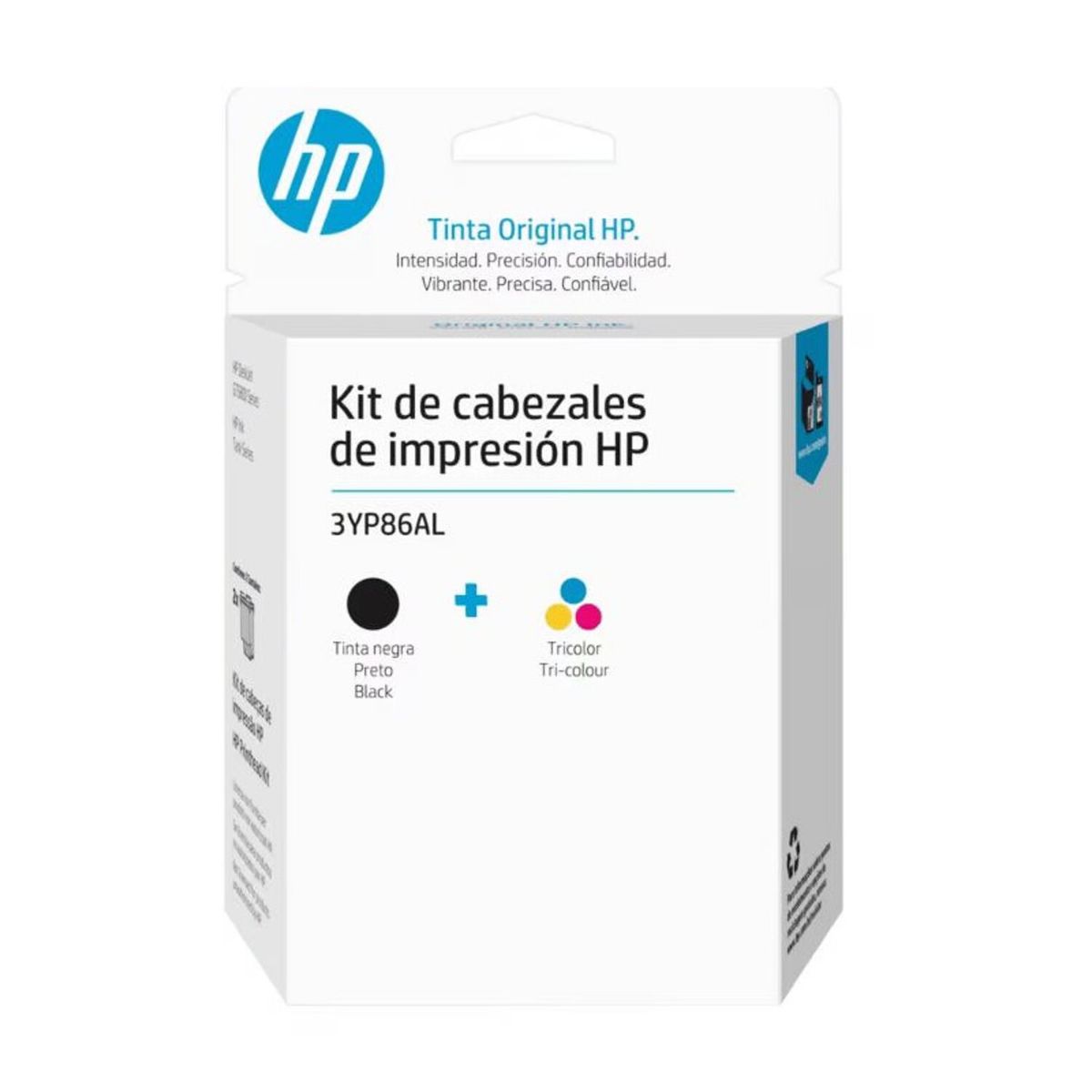 HP - KIT DE CABEZAL HP 3YP86AL 31541558205810 BLACK Y TRICOLOR