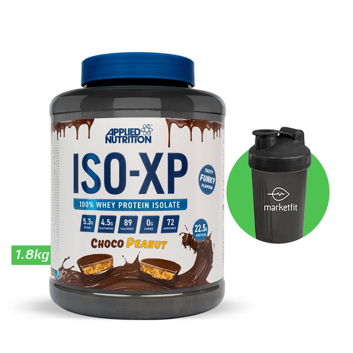 APPLIED NUTRITION - Proteína Applied Nutrition Iso XP 18kg Choco Peanut + REGALOS