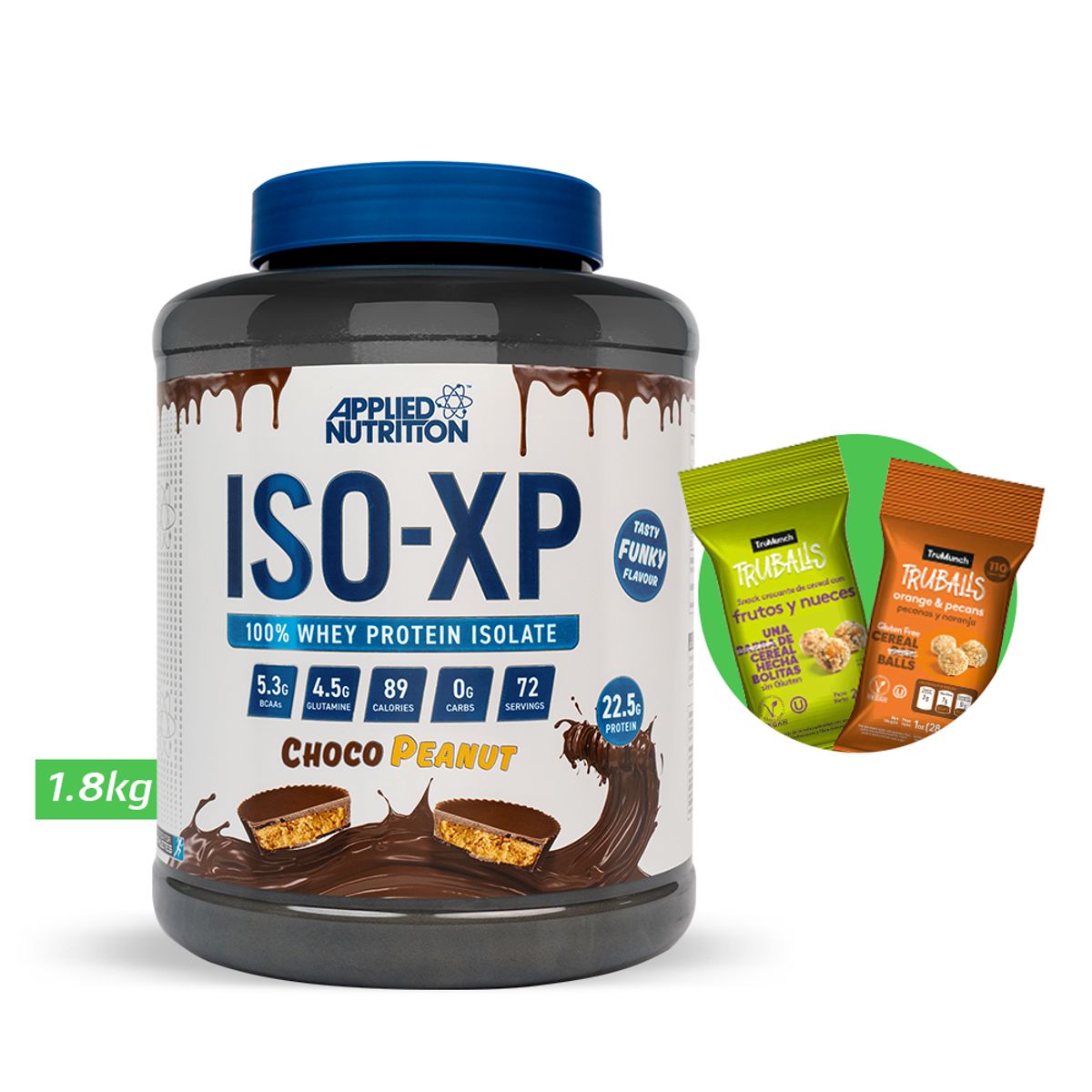 APPLIED NUTRITION - Proteína Applied Nutrition Iso XP 18kg Choco Peanut + REGALOS