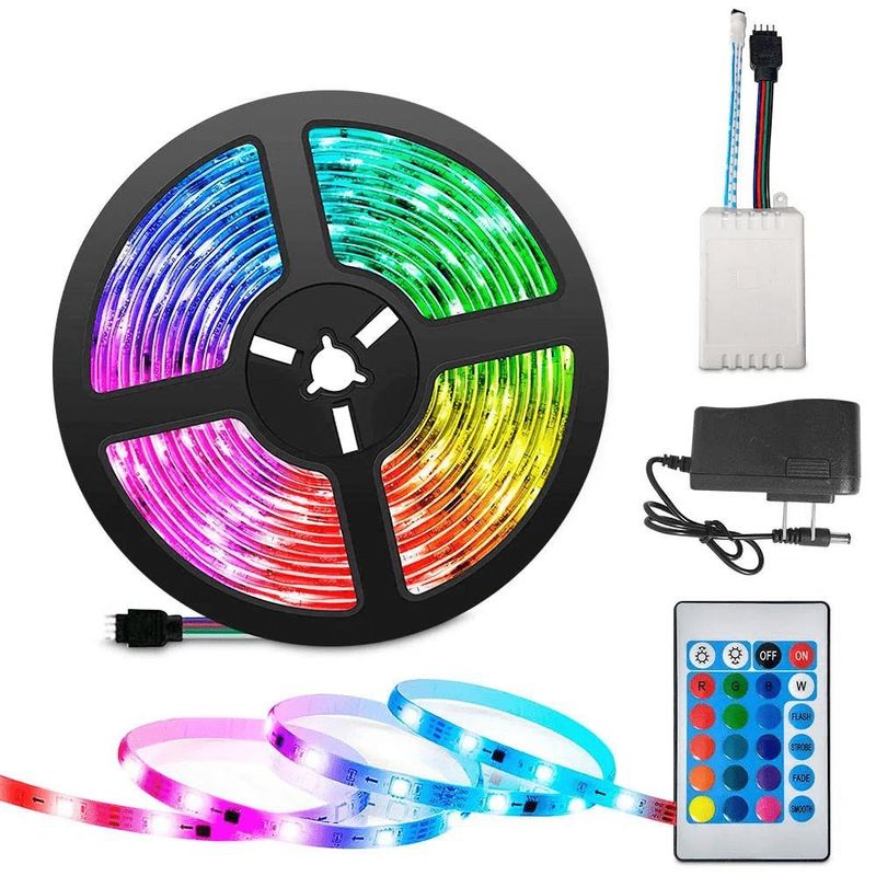 GENERICO - Cinta Tira Luz Led Rgb 5 M Multicolor para Decoración TV Dormitorio