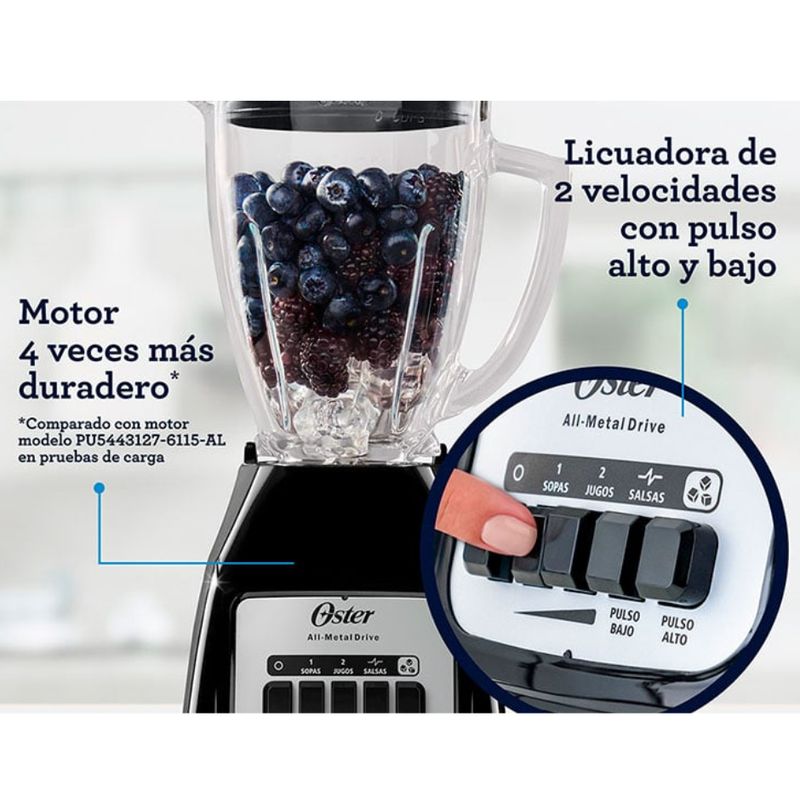 OSTER - LICUADORA  OSTER  BLSTKAG-BPB  2 VELOCIDADES NEGRO