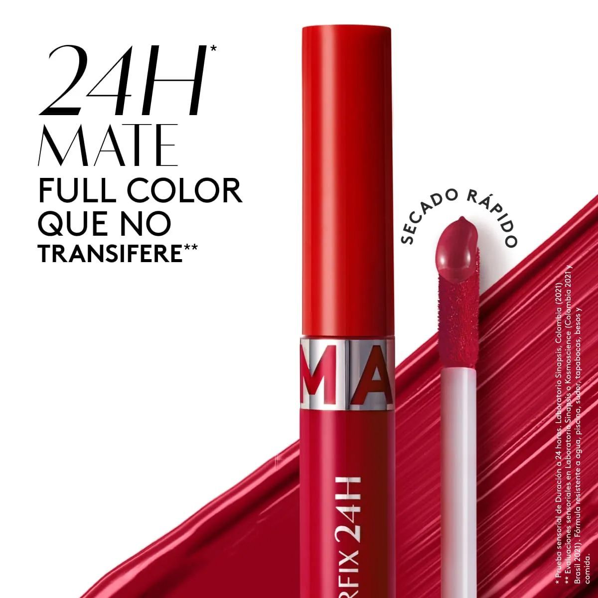 ESIKA - Labial Rojo Inspiración COLORFIX Liquid Tattoo Esika