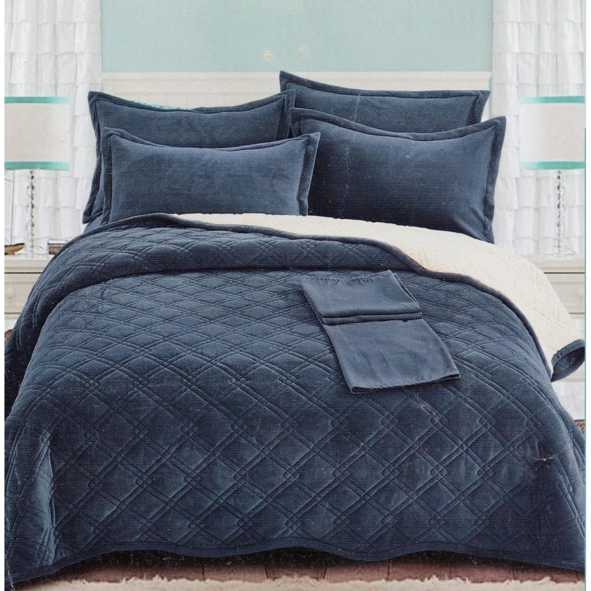 MINGDA - Set de Cobertor  2 Pz de Piel y Sherpa+ Sabanas + Fundas 100% Calidad Premium