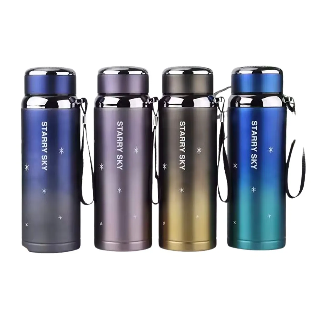 INSPIRA MARKET - Termo portatil elegante estrellas 1000ml