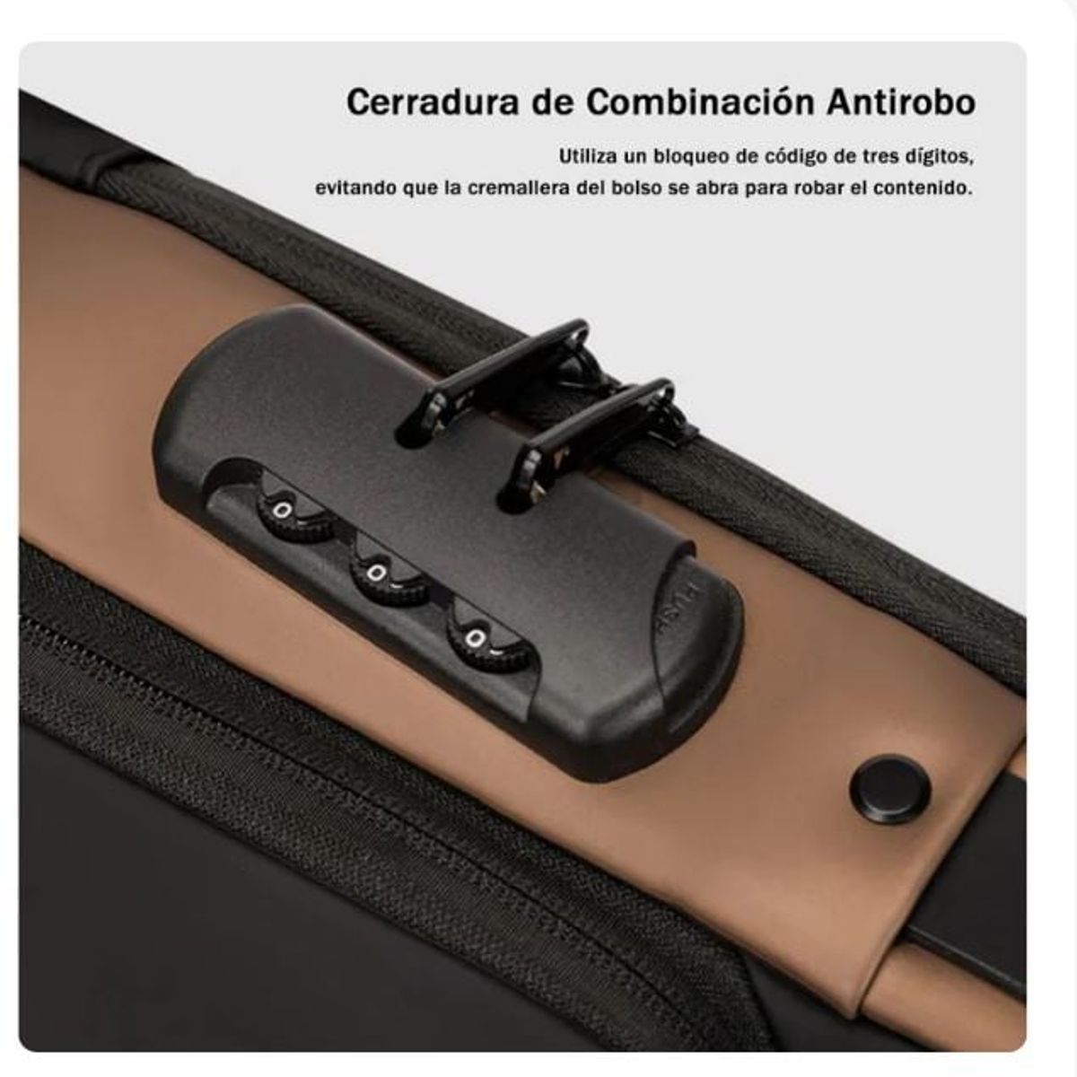 GENERICO - Morral Fashion Antirrobo para Hombres