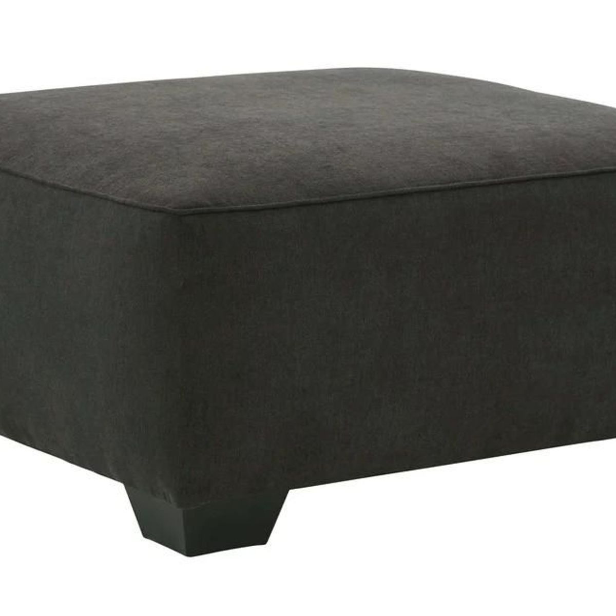 GENERICO - Puff Cuadrado Otomano Lucas Gris Oscuro Decoban Hogar