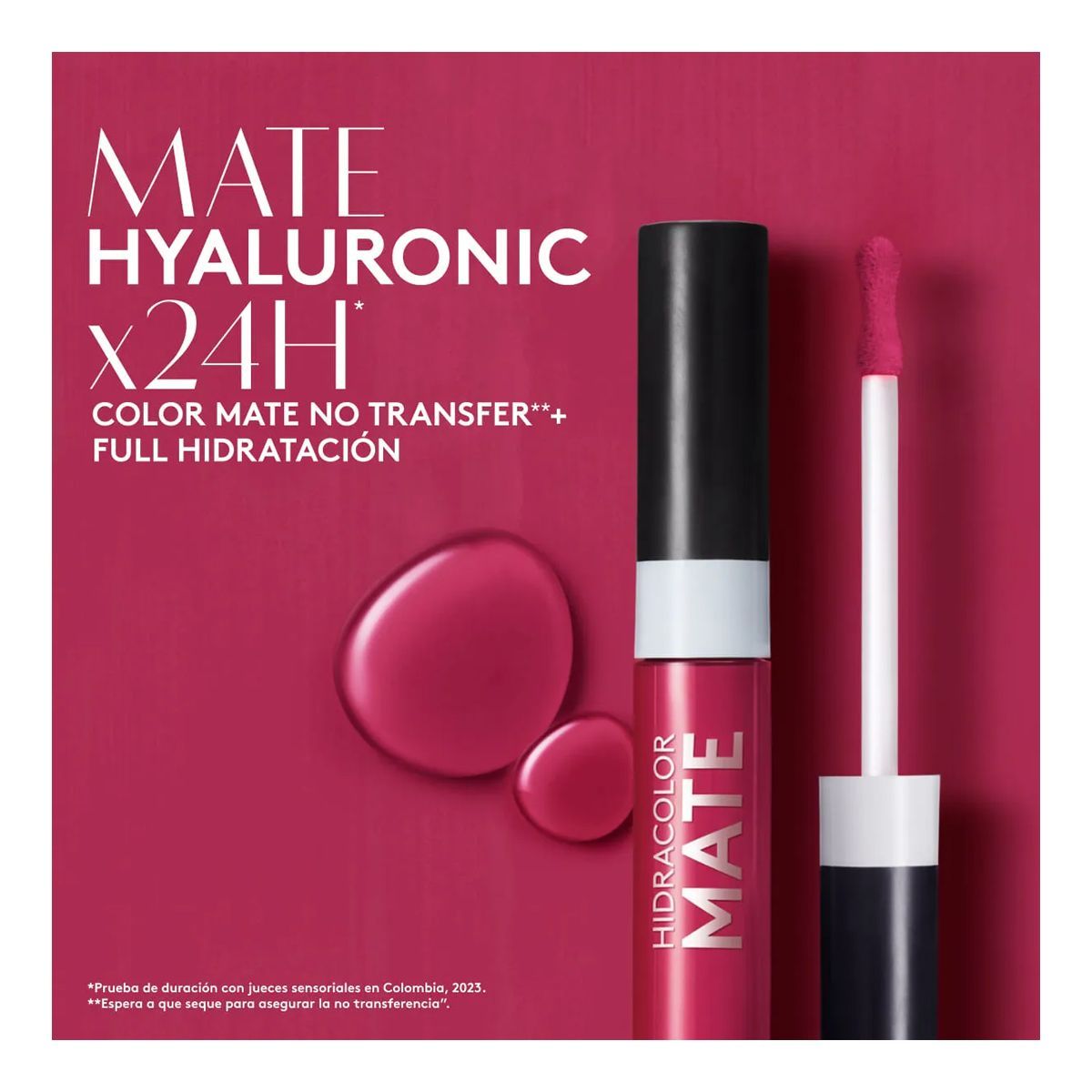 ESIKA - Labial Líquido fucsia capricho Hidracolor Mate