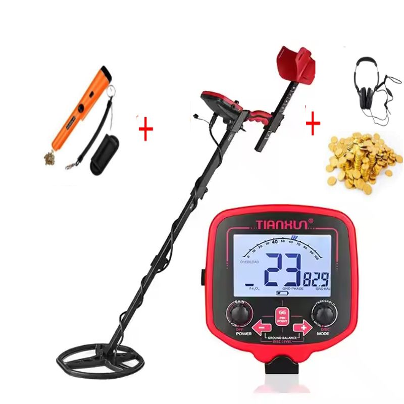 GENERICO - Detector metales ORO profesional TX 850 2.5m + Pinpointer + Audifono