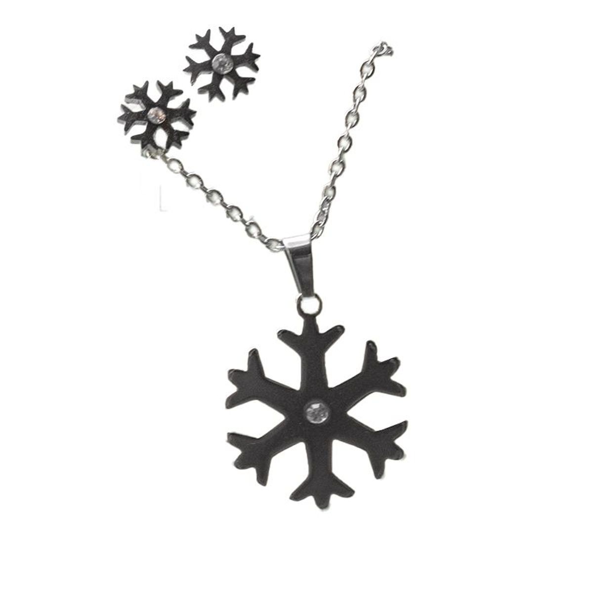 SHOPSMART - Set de Collar con aretes Frozen  en Acero