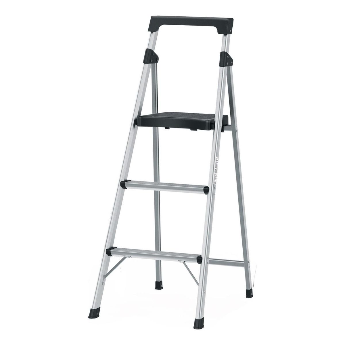 TRUPER - Escalera tubular plegable 3 peldaños de aluminio Truper