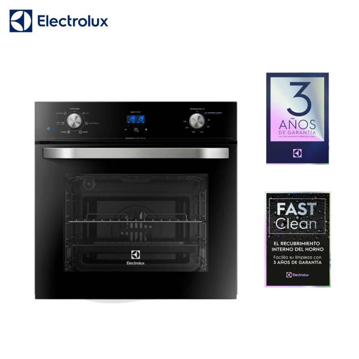 ELECTROLUX - Horno Empotrable Digital 59L Electrolux EOEI24H2TUB Negro