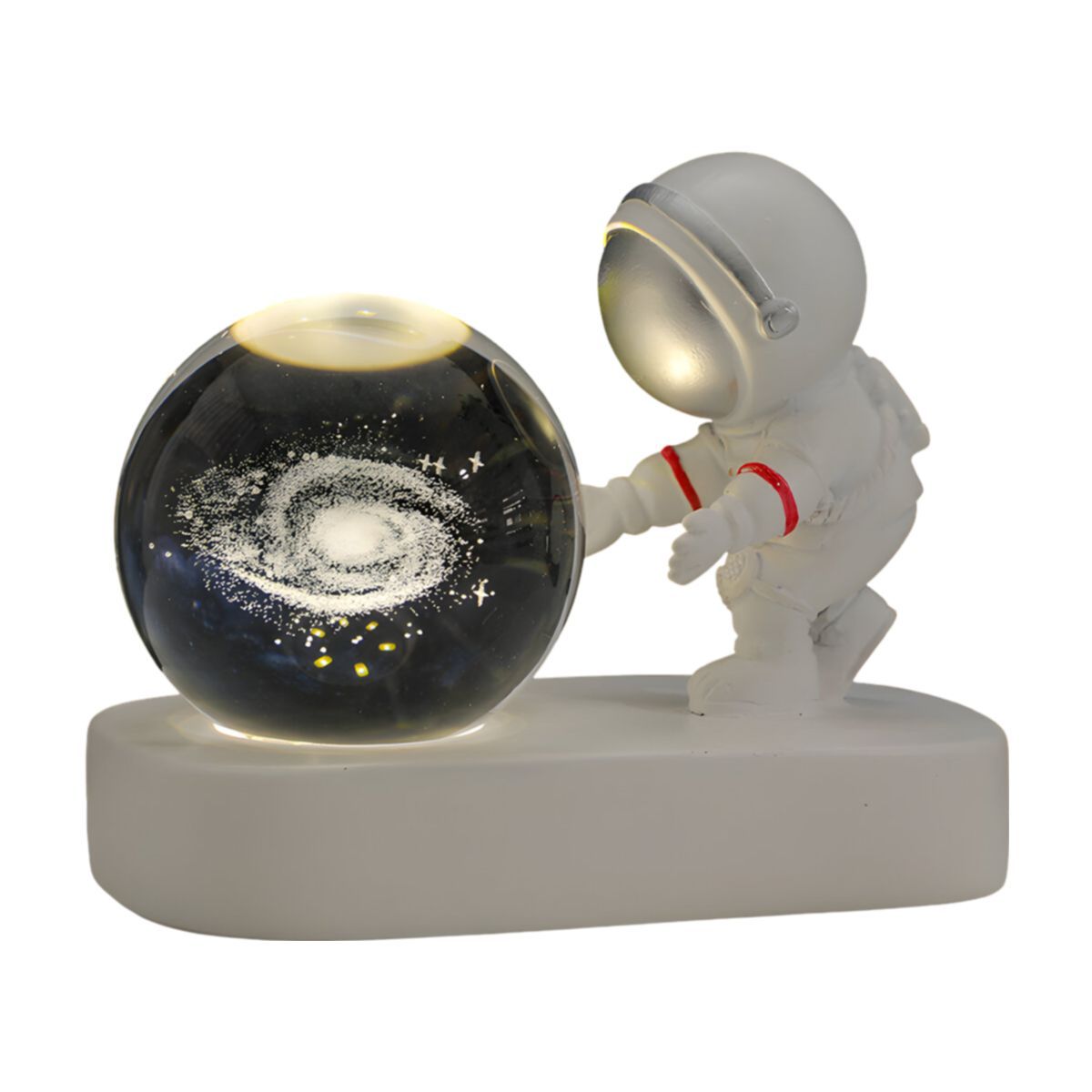 ELMEJORPRECIO - Lampara Decorativa Modelo Astronauta Con Esfera 3D Diseño Galaxia