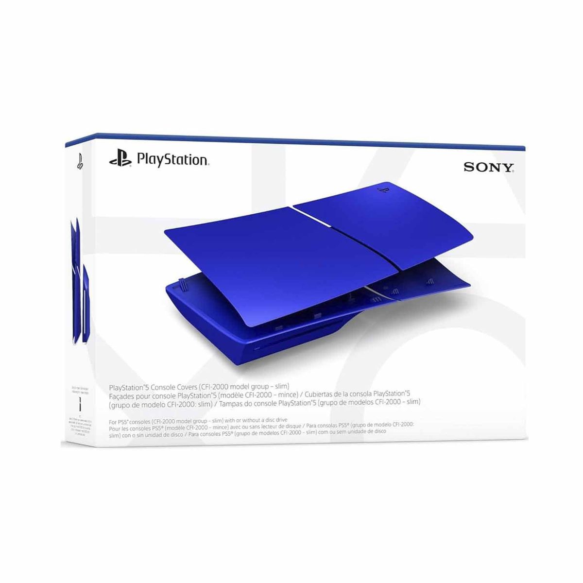 SONY - Cover Para Playstation 5 Slim Con Ranura De Disco Azul Cobalt