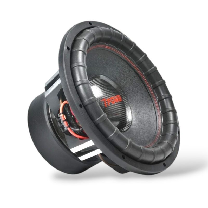 GENERICO - Subwoofer 12" Pulgadas 2500W 1250RMS 7 POWER DOBLE BOBINA