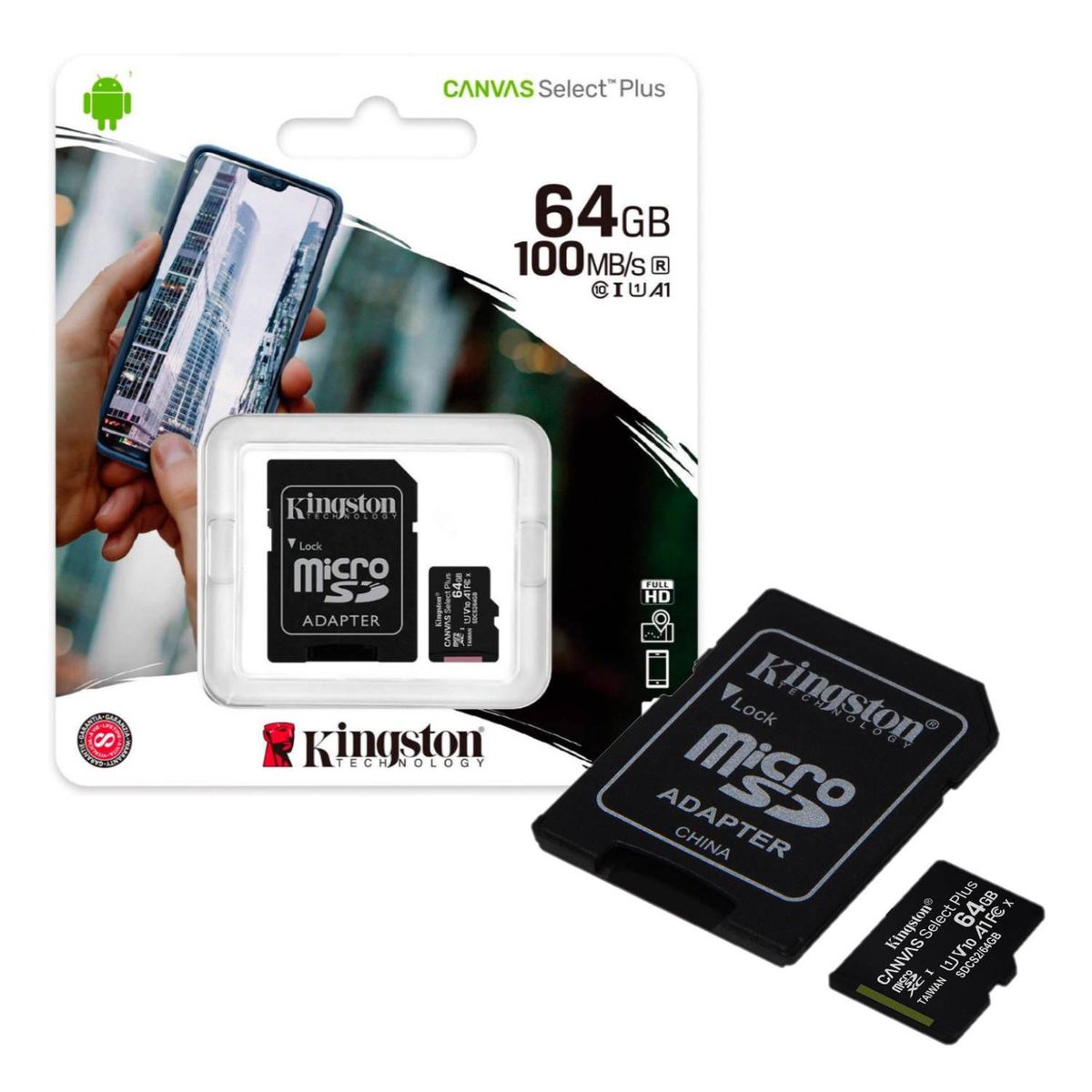 KINGSTON - MEMORIA MICRO SD Kingston 64GB