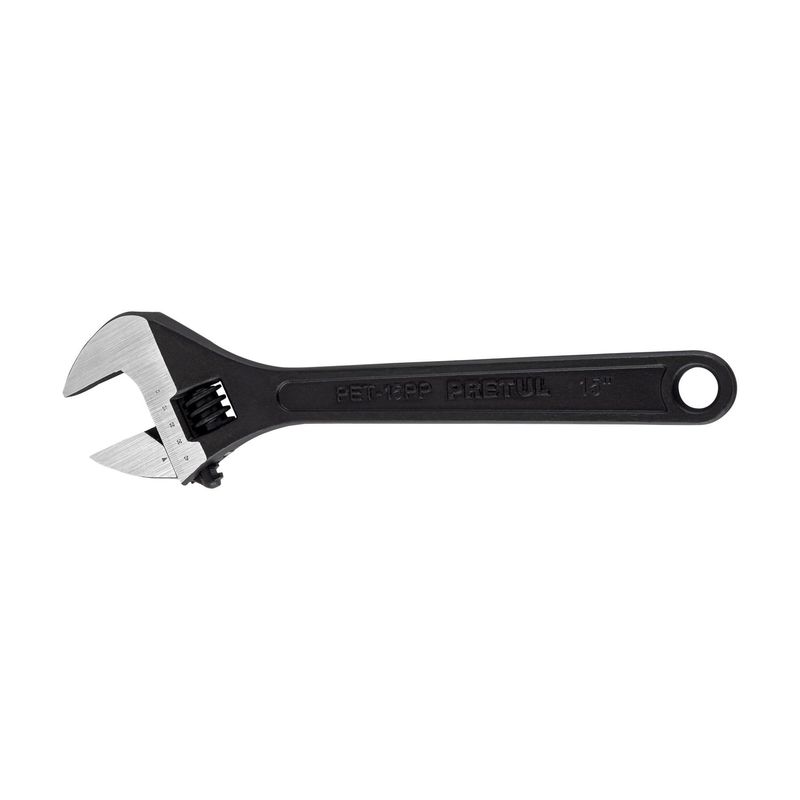 PRETUL - Llave francesa ajustable 15 pavonada