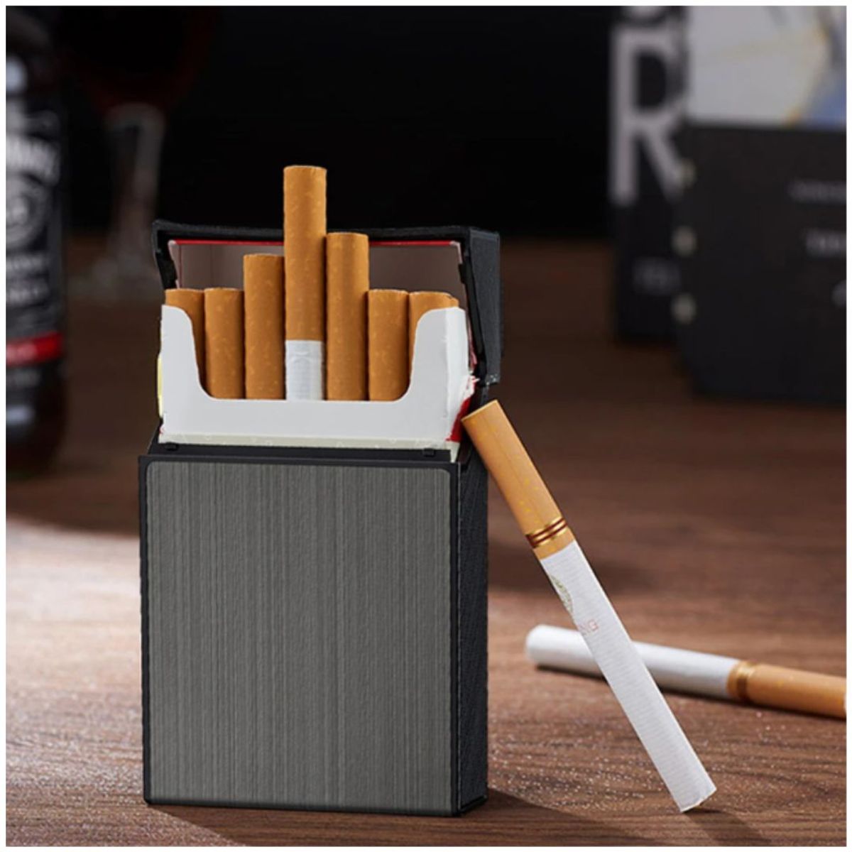 INSPIRA MARKET - Encendedor Estuche Porta Cigarrera